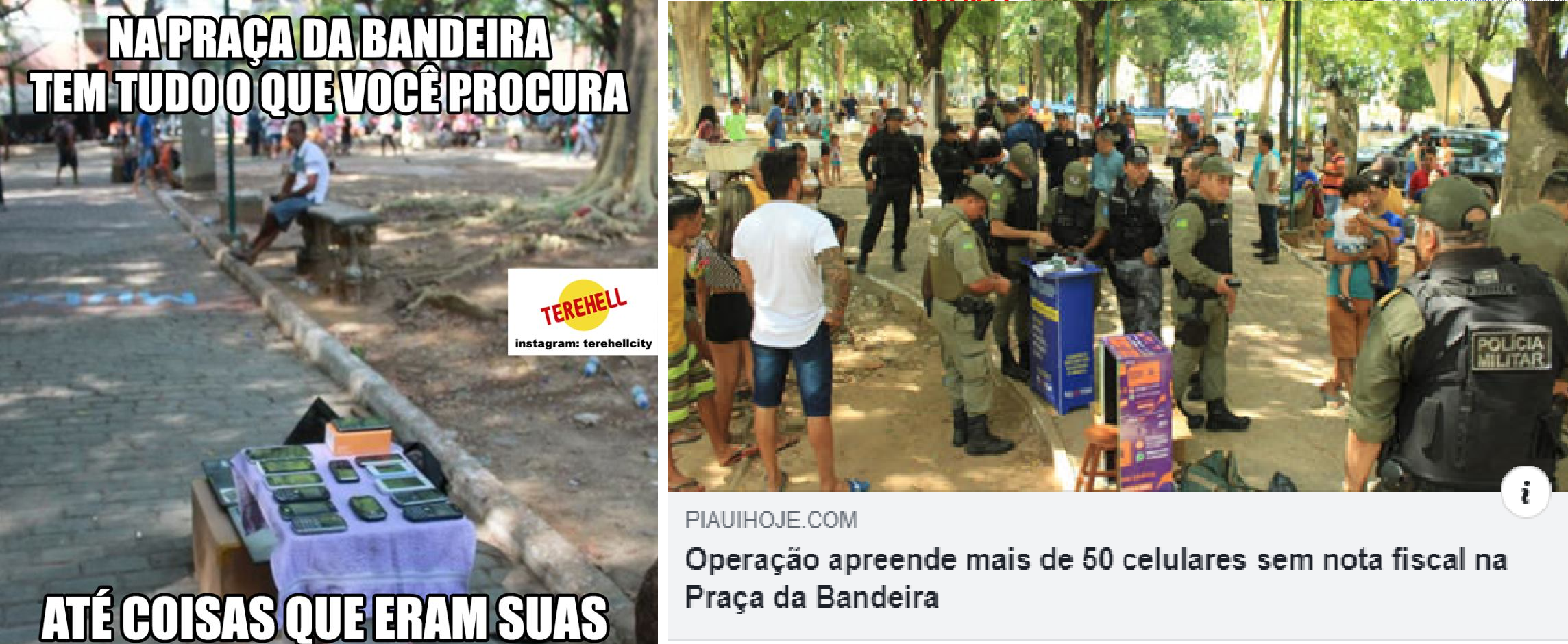 Meme 'vira' operação policial em Teresina e página de humor comemora